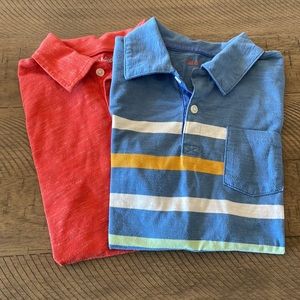 (Two) Cat & Jack boys polo shirts size med 8-10